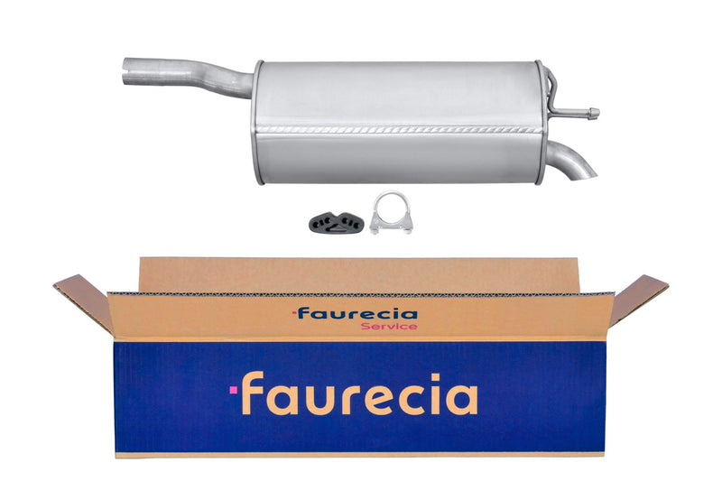 FAURECIA 8LD 366 029-171 Rear Muffler - Easy2Fit® Kit - fits FIAT SEICENTO