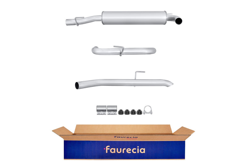 FAURECIA 8LD 366 033-431 Rear Muffler - Easy2Fit® Kit - fits NISSAN MICRA I