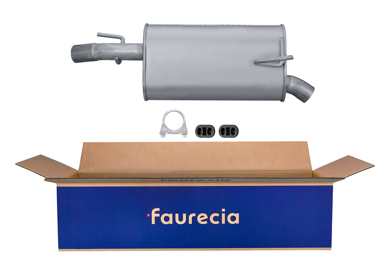 FAURECIA 8LD 366 032-791 Rear Muffler - Easy2Fit® Kit - fits PEUGEOT 208 I