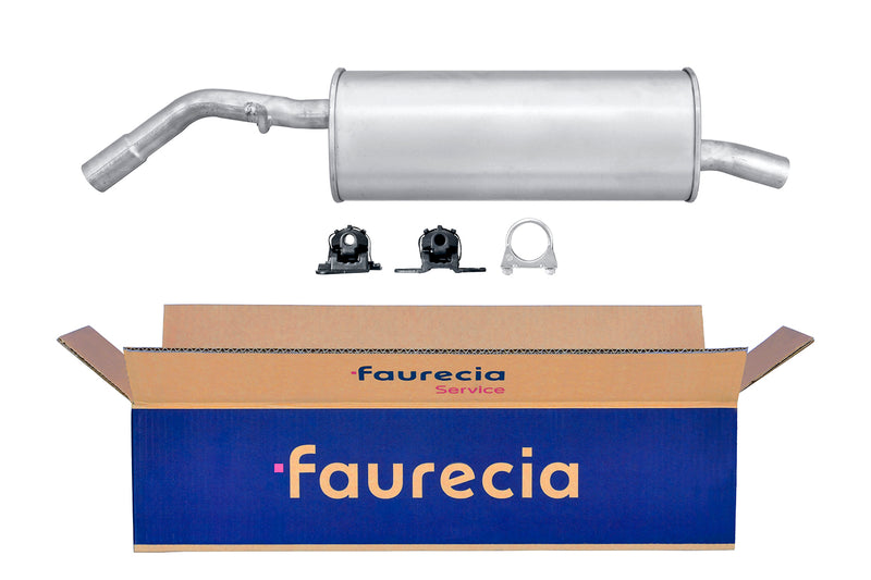 FAURECIA 8LD 366 027-891 Rear Muffler - Easy2Fit® Kit - fits CITROËN BERLINGO