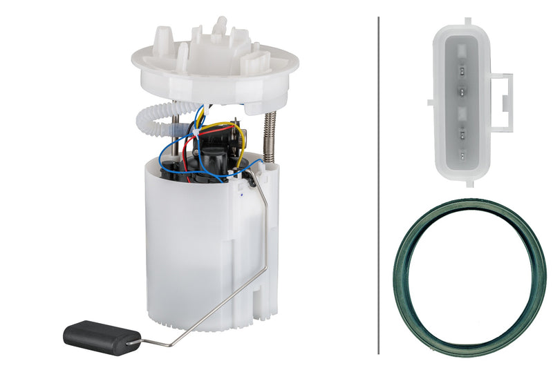 HELLA 8TF 358 146-161 Sender Unit, fuel tank - Electric - 4-pin connector