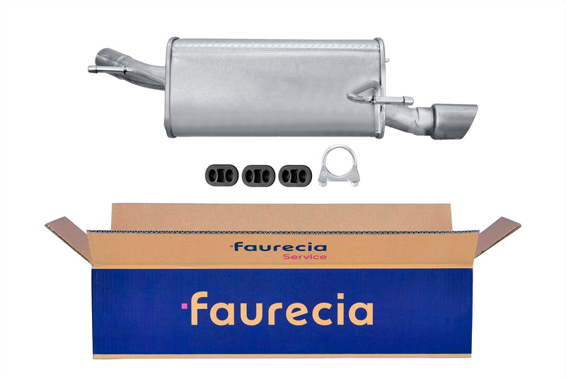 FAURECIA 8LD 366 031-281 Rear Muffler - Easy2Fit® Kit - fits OPEL VECTRA B