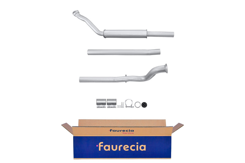 FAURECIA 8LC 366 025-861 Centre Muffler - Easy2Fit® Kit - fits RENAULT THALIA I