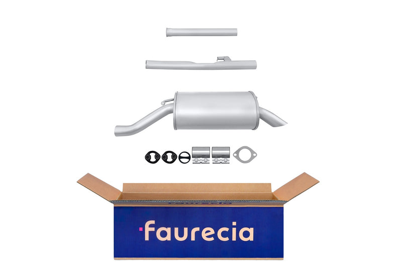 FAURECIA 8LD 366 028-191 Rear Muffler - Easy2Fit® Kit - fits DACIA DUSTER