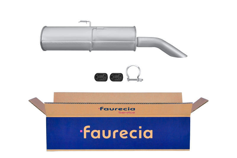 FAURECIA 8LD 366 031-901 Rear Muffler - Easy2Fit® Kit - fits PEUGEOT 106 II