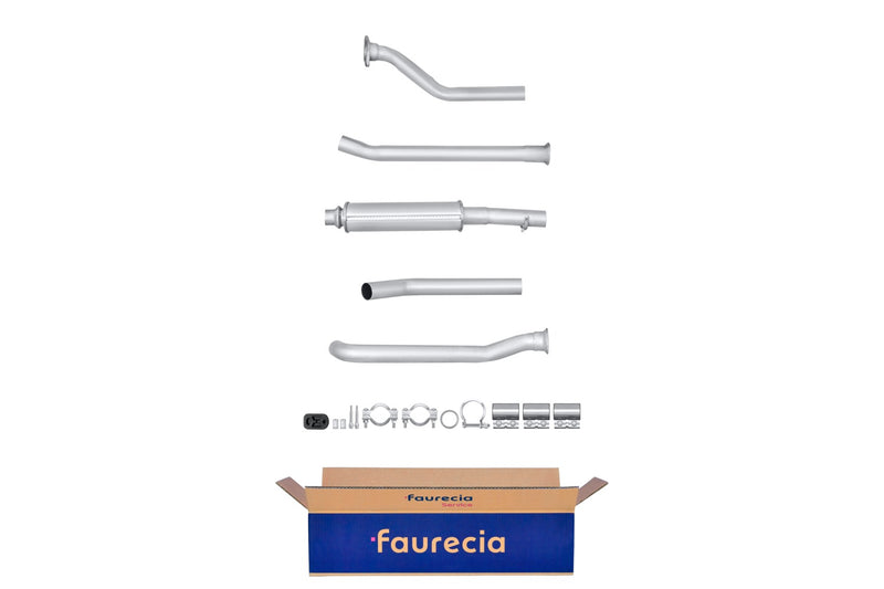 FAURECIA 8LB 366 021-501 Front Muffler - Easy2Fit® Kit - fits PEUGEOT 206