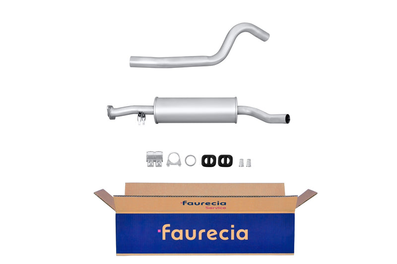 FAURECIA 8LC 366 026-191 Centre Muffler - Easy2Fit® Kit - fits SEAT INCA (6K9)