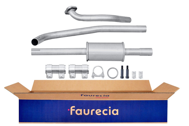 FAURECIA 8LB 366 022-911 Front Muffler - Easy2Fit® Kit - fits VW POLO (6V5)