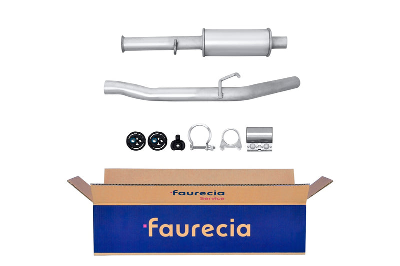 FAURECIA 8LC 366 024-721 Centre Muffler - Easy2Fit® Kit - fits OPEL CORSA B