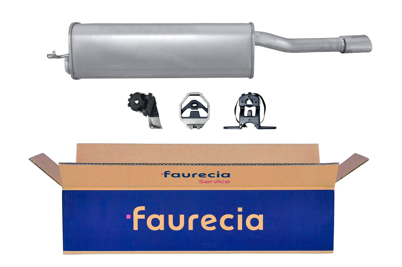 FAURECIA 8LD 366 032-751 Rear Muffler - Easy2Fit® Kit - fits PEUGEOT 2008 I