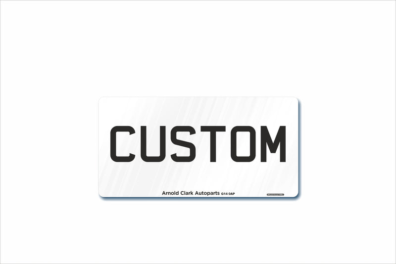 Front Aluminium Number Plate 303 X 152|Import