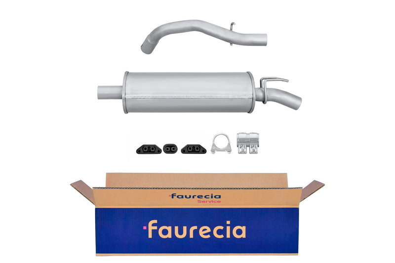 FAURECIA 8LD 366 033-751 Rear Muffler - Easy2Fit® Kit - fits RENAULT 11