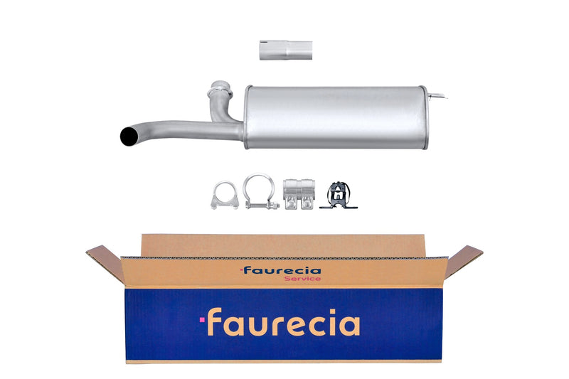 FAURECIA 8LD 366 030-751 Rear Muffler - Easy2Fit® Kit - fits OPEL CORSA D