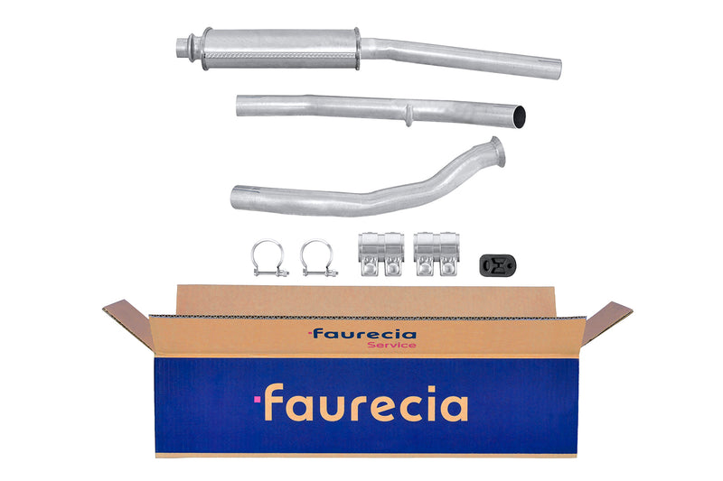 FAURECIA 8LC 366 025-111 Centre Muffler - Easy2Fit® Kit - fits PEUGEOT 106 II