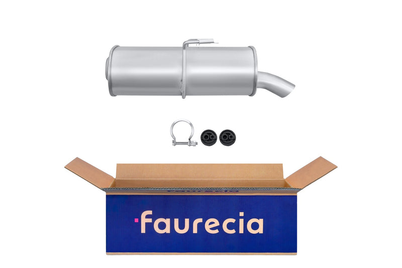 FAURECIA 8LD 366 032-321 Rear Muffler - Easy2Fit® Kit - fits CITROËN C4 Coupe