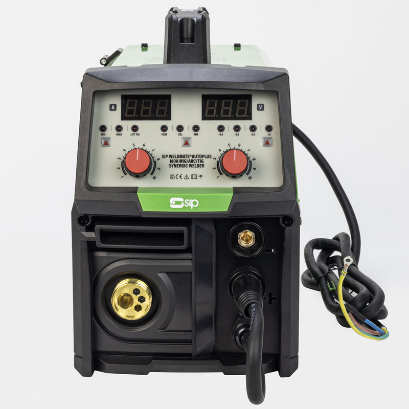 SIP WELDMATE® AUTOPLUS 180A MIG/ARC/TIG Synergic Welder with Cart Package