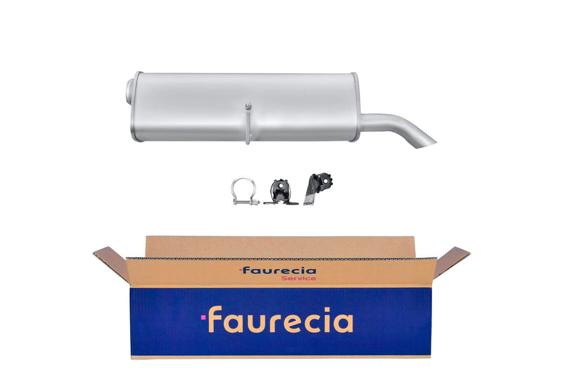 FAURECIA 8LD 366 032-411 Rear Muffler - Easy2Fit® Kit - fits PEUGEOT 306