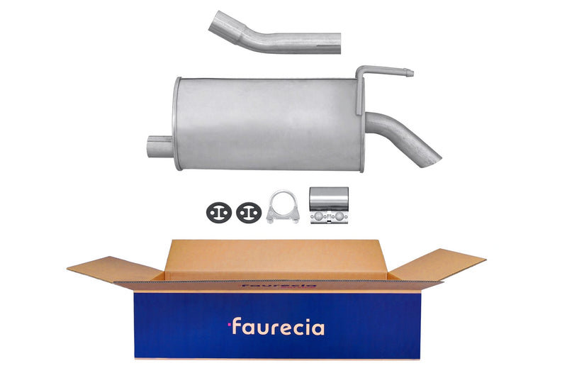 FAURECIA 8LD 366 030-071 Rear Muffler - Easy2Fit® Kit - fits VW SHARAN (7M8, 7M9, 7M6)