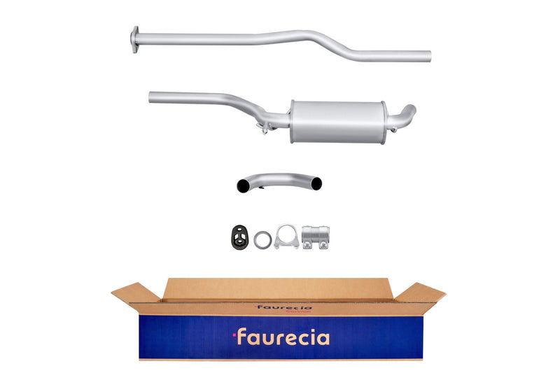 FAURECIA 8LC 366 024-151 Centre Muffler - Easy2Fit® Kit - fits FORD FIESTA III