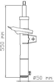 KYB Shock Abs Fr (-S3) - 3348039