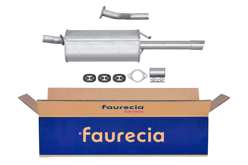 FAURECIA 8LD 366 029-871 Rear Muffler - Easy2Fit® Kit - fits FORD FIESTA III