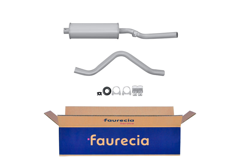 FAURECIA 8LC 366 025-081 Centre Muffler - Easy2Fit® Kit - fits PEUGEOT 206 (2E/K)