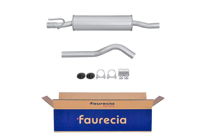 FAURECIA 8LC 366 025-491 Centre Muffler - Easy2Fit® Kit - fits RENAULT 19 I