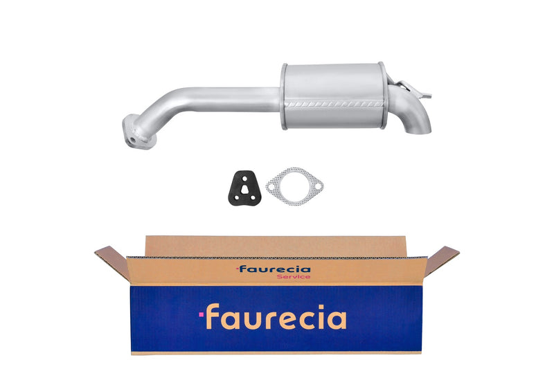 FAURECIA 8LD 366 030-261 Rear Muffler - Easy2Fit® Kit - fits FORD FIESTA