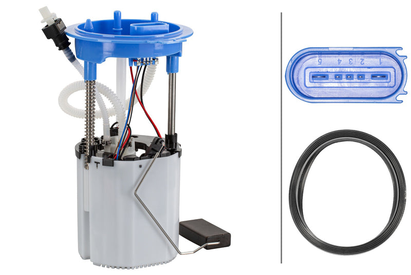 HELLA 8TF 358 146-821 Fuel Feed Unit - Electric - 6-pin connector