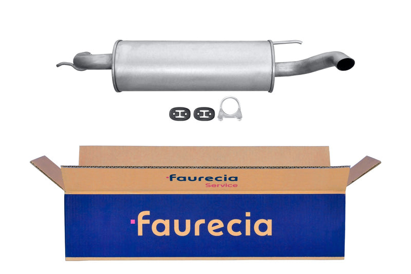 FAURECIA 8LD 366 027-931 Rear Muffler - Easy2Fit® Kit - fits FIAT DUCATO