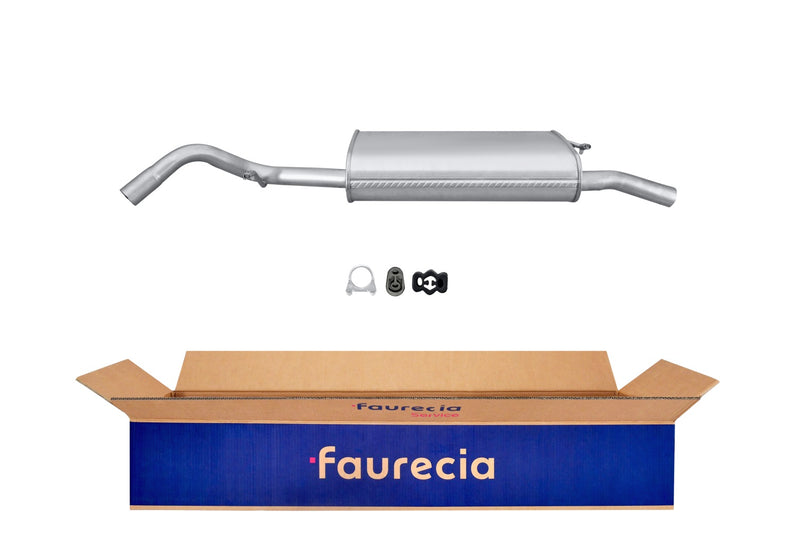 FAURECIA 8LD 366 030-371 Rear Muffler - Easy2Fit® Kit - fits HONDA CIVIC VI