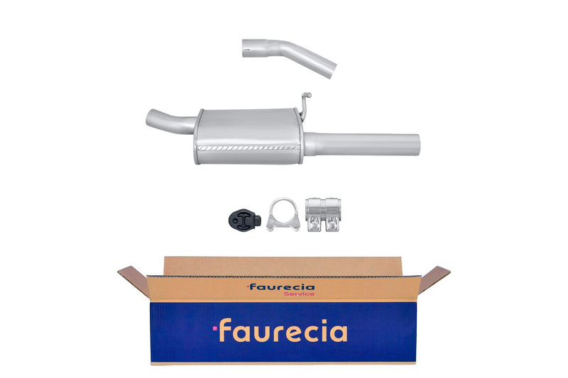 FAURECIA 8LD 366 033-141 Rear Muffler - Easy2Fit® Kit - fits MERCEDES-BENZ 124 Coupe (C124)