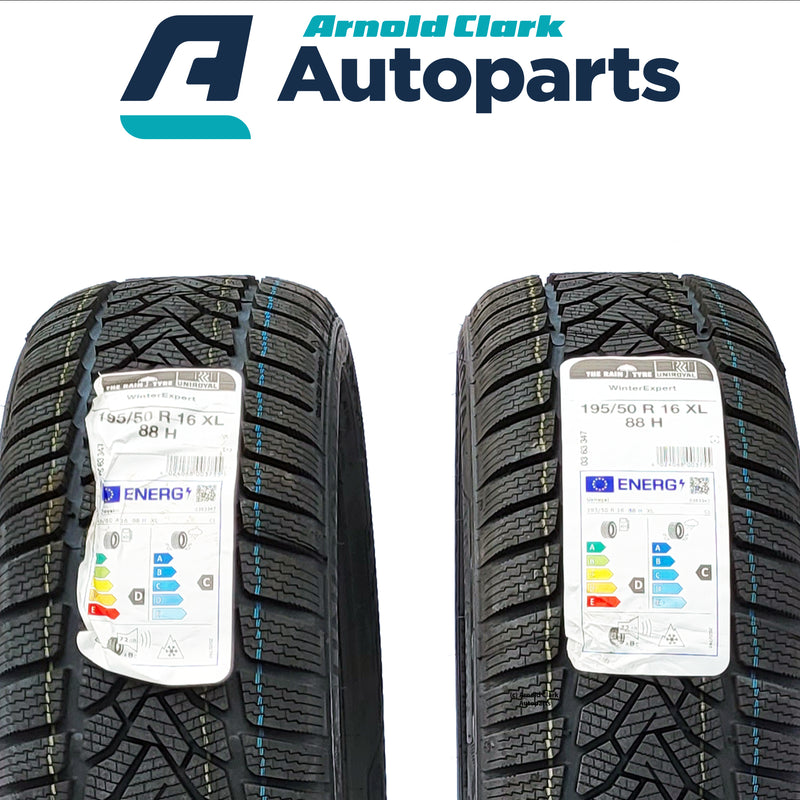 195 50 16 88H Uniroyal WinterExpert Tyres x2 Pair