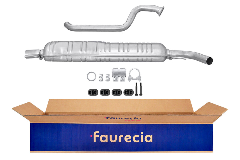 FAURECIA 8LD 366 026-691 Rear Muffler - Easy2Fit® Kit - fits AUDI A3 (8P1)