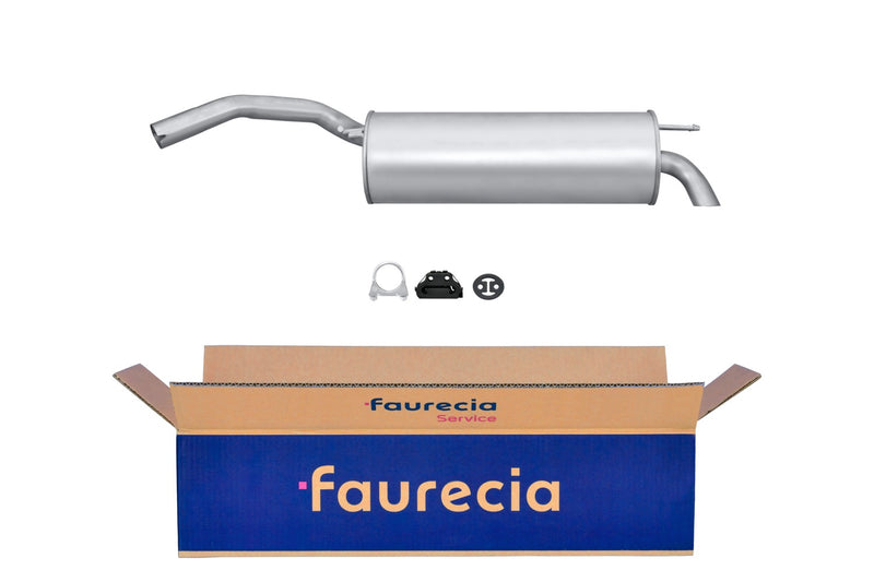 FAURECIA 8LD 366 030-241 Rear Muffler - Easy2Fit® Kit - fits FORD ESCORT VI