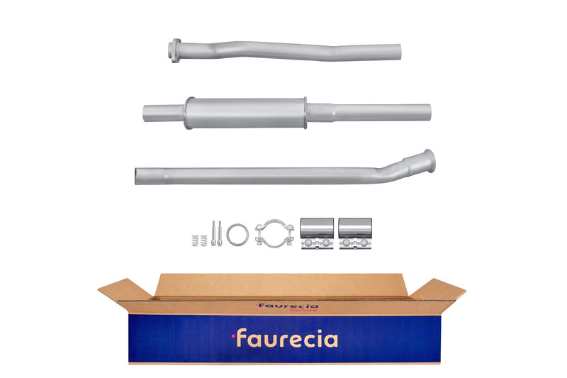 FAURECIA 8LC 366 023-391 Centre Muffler - Easy2Fit® Kit - fits CITROËN C4 Coupe