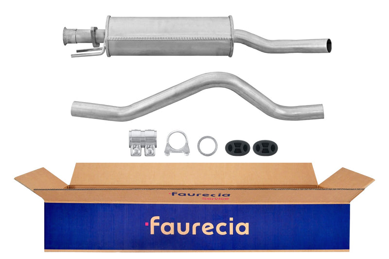 FAURECIA 8LC 366 026-311 Centre Muffler - Easy2Fit® Kit - fits VW CADDY III