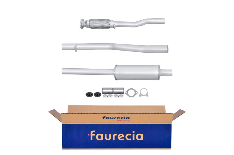 FAURECIA 8LB 366 021-081 Front Muffler - Easy2Fit® Kit - fits OPEL ASTRA G