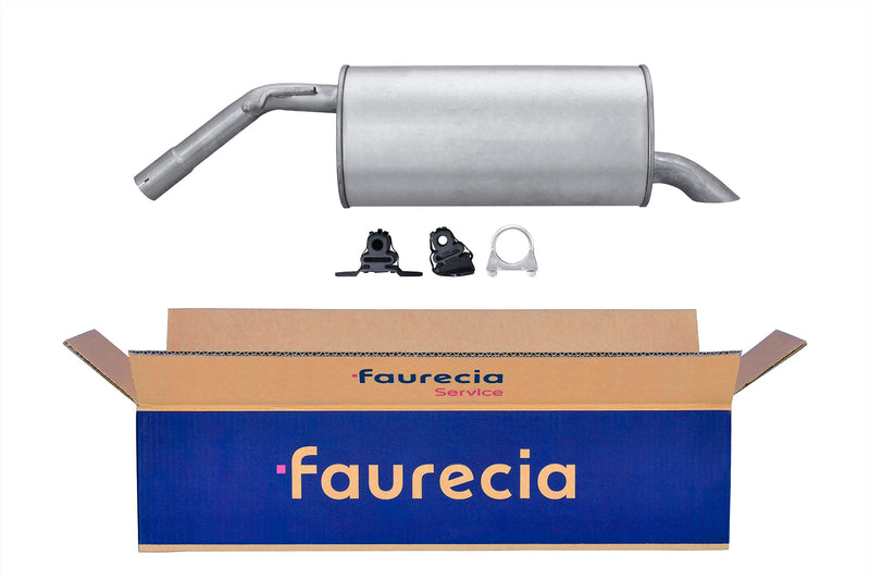 FAURECIA 8LD 366 031-921 Rear Muffler - Easy2Fit® Kit - fits PEUGEOT 207