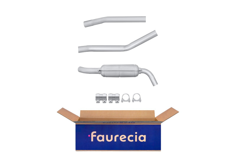 FAURECIA 8LC 366 025-071 Centre Muffler - Easy2Fit® Kit - fits PEUGEOT 206 (2E/K)