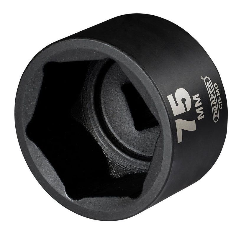 Draper HI-TORQ® Impact Socket, 1" Sq. Dr. 75mm