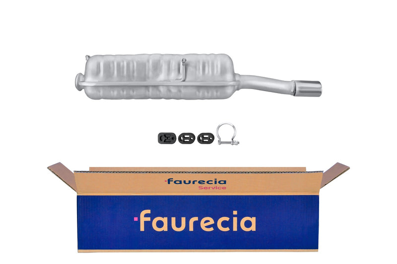 FAURECIA 8LD 366 032-521 Rear Muffler - Easy2Fit® Kit - fits PEUGEOT 406 Coupe