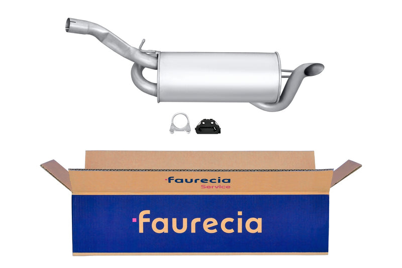 FAURECIA 8LD 366 030-381 Rear Muffler - Easy2Fit® Kit - fits HONDA CIVIC IV