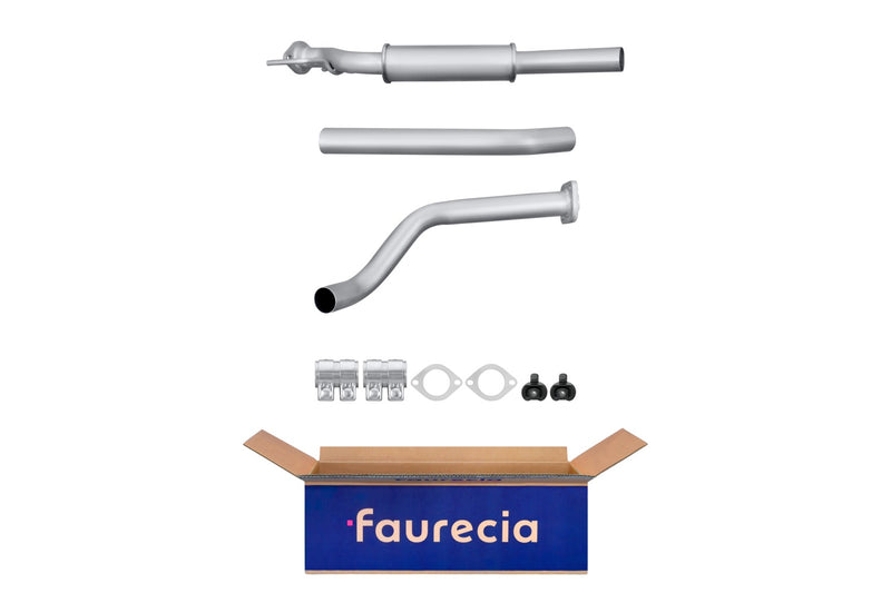 FAURECIA 8LB 366 022-211 Front Muffler - Easy2Fit® Kit - fits RENAULT SCÉNIC III