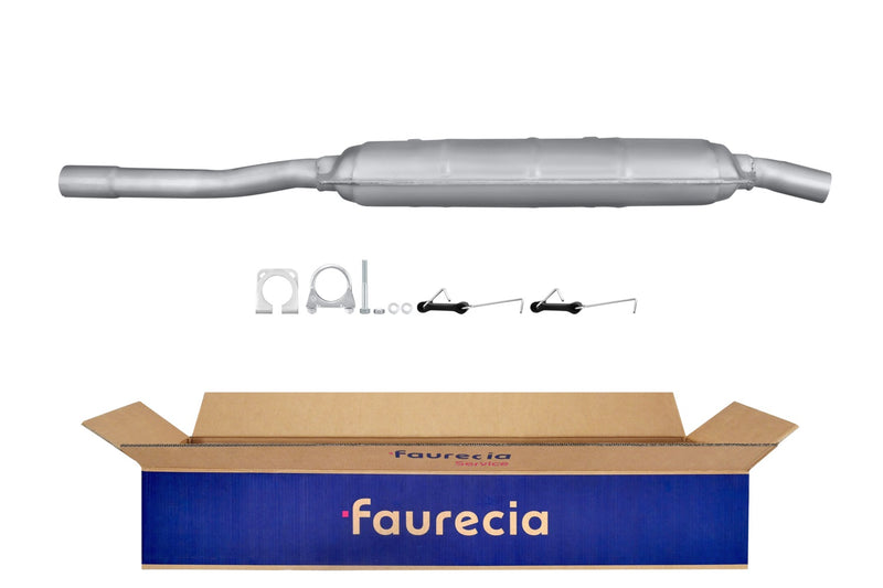 FAURECIA 8LD 366 030-761 Rear Muffler - Easy2Fit® Kit - fits OPEL CORSA A