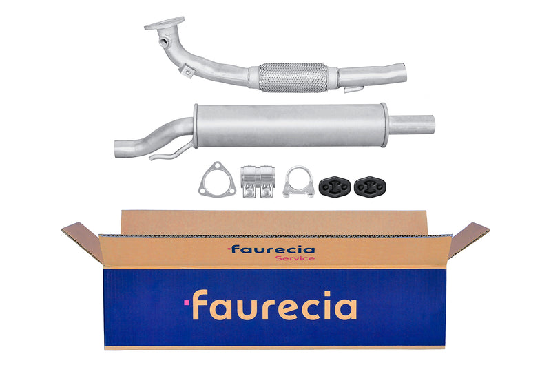 FAURECIA 8LC 366 024-921 Centre Muffler - Easy2Fit® Kit - fits PEUGEOT 106 II