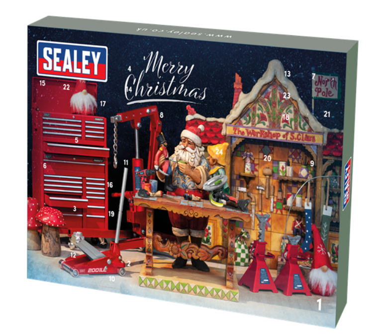 Sealey 35 Piece Ratchet, Socket & Bit Set Advent Calendar