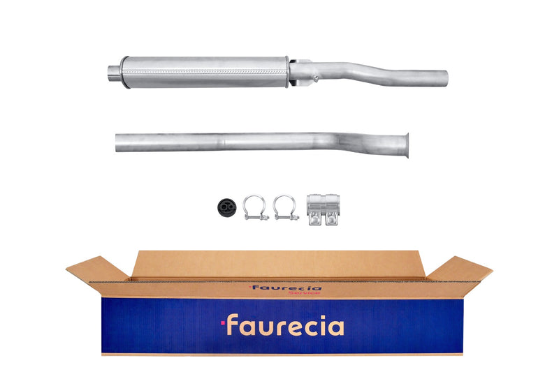 FAURECIA 8LC 366 025-121 Centre Muffler - Easy2Fit® Kit - fits PEUGEOT 406 (8E/F)