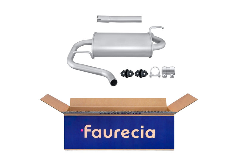 FAURECIA 8LD 366 028-801 Rear Muffler - Easy2Fit® Kit - fits FIAT TIPO