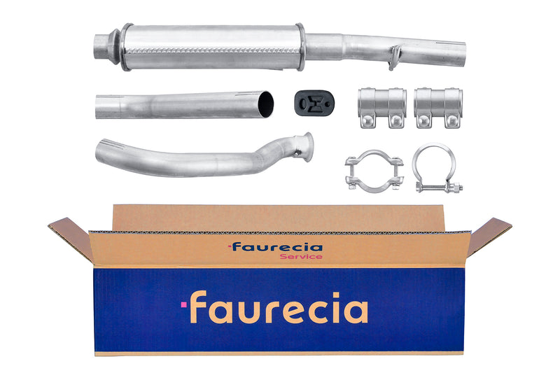 FAURECIA 8LC 366 025-061 Centre Muffler - Easy2Fit® Kit - fits PEUGEOT 308 I